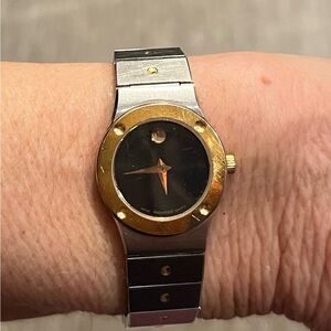Mavado Gold and Black Womens Watch